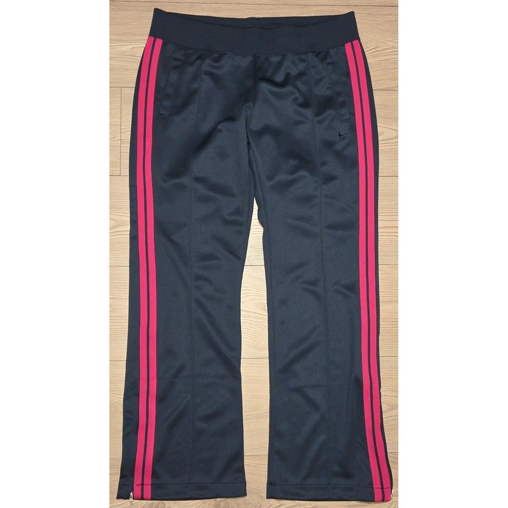 Nike Women's The Athletic Dept Warm Up Track Pants Jogger Navy Size Large EUC
